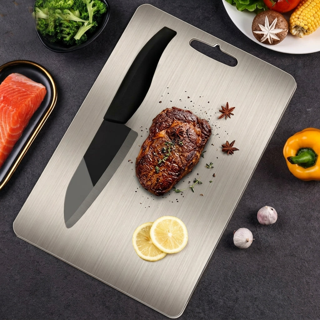 Titanium Chopping Board - Premium Food Prep Cutting Board | UAE Kitchens