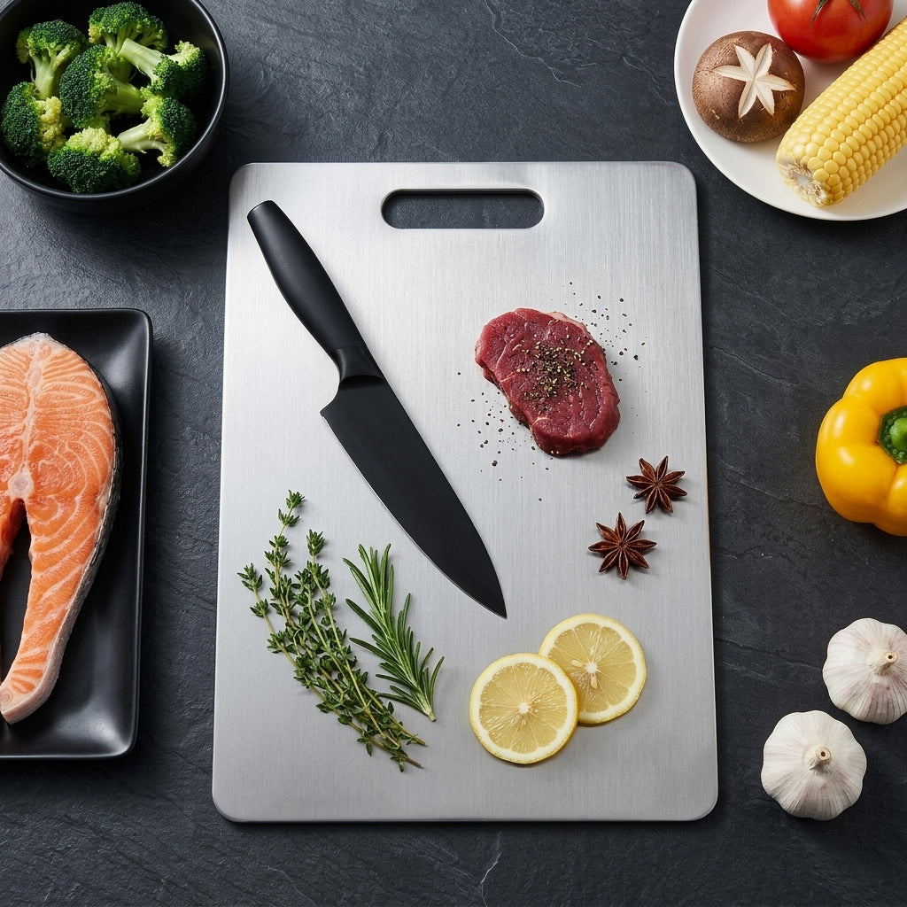 Titanium Chopping Board - Premium Food Prep Cutting Board | UAE Kitchens